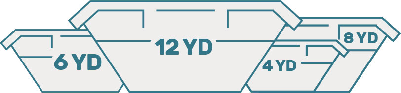 Company van collecting business waste at a commercial site